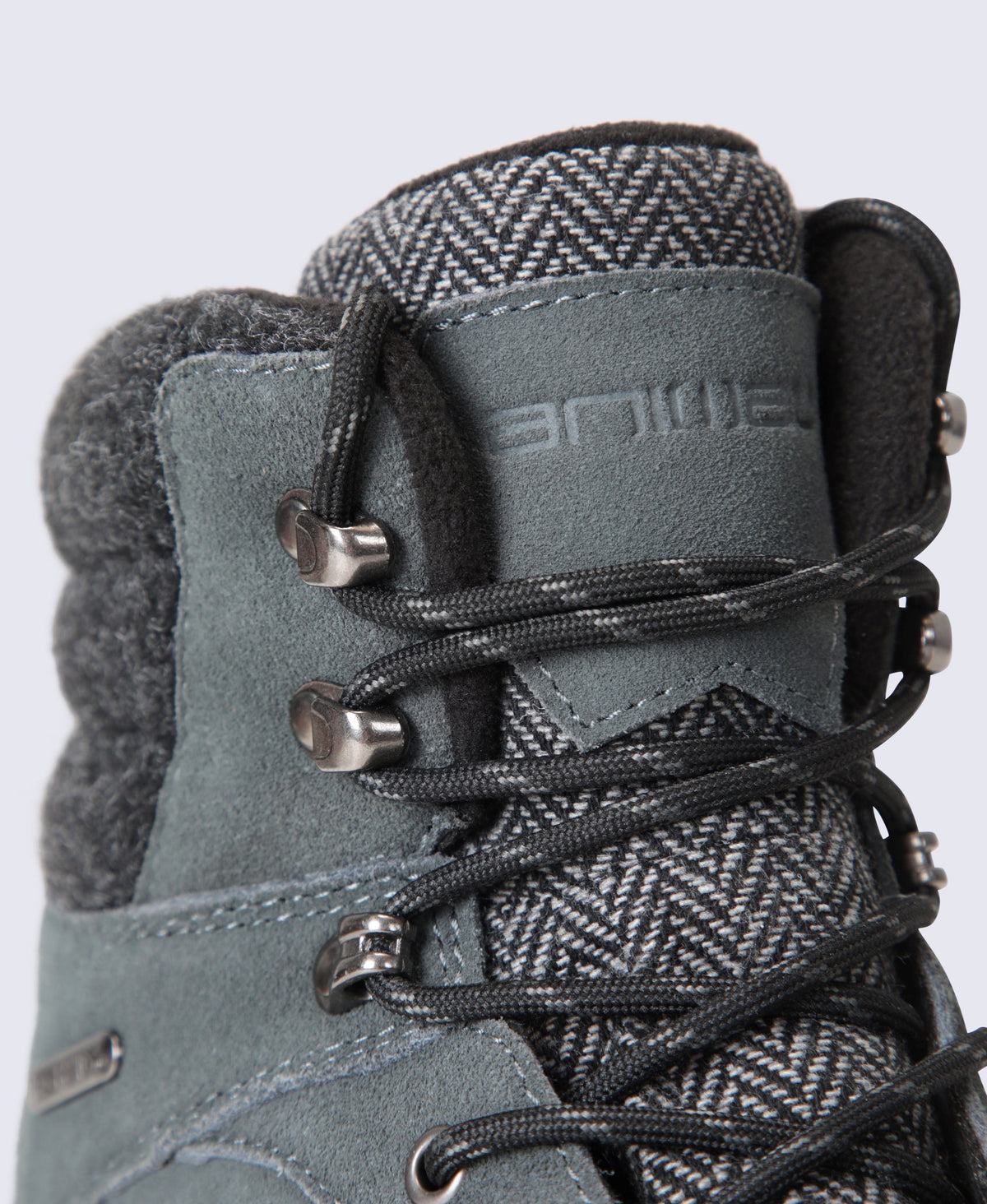 Bergen Mens Waterproof Thermal Snow Boots - Grey
