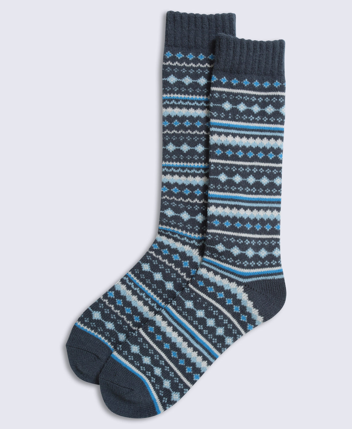 Hansel Mens Fairisle Mid Calf Socks - Mixed