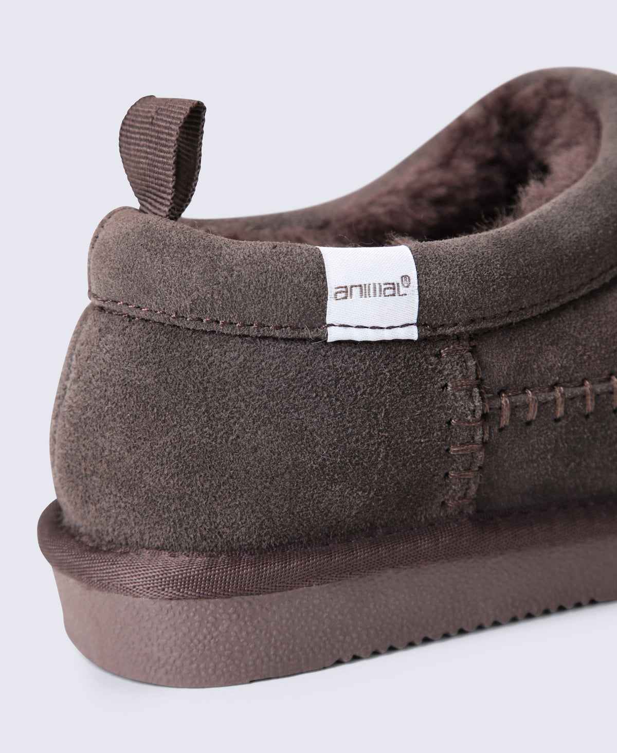 Sloane Womens Fur Lined Slippers - Brown