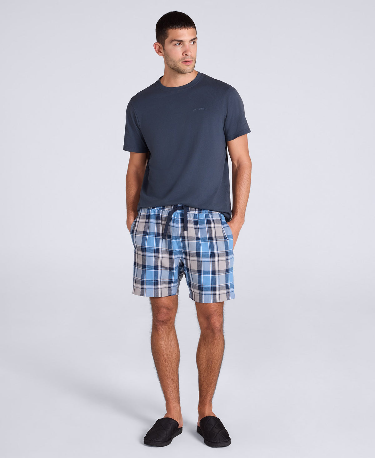 Driftoff Mens Lounge Shorts - Blue