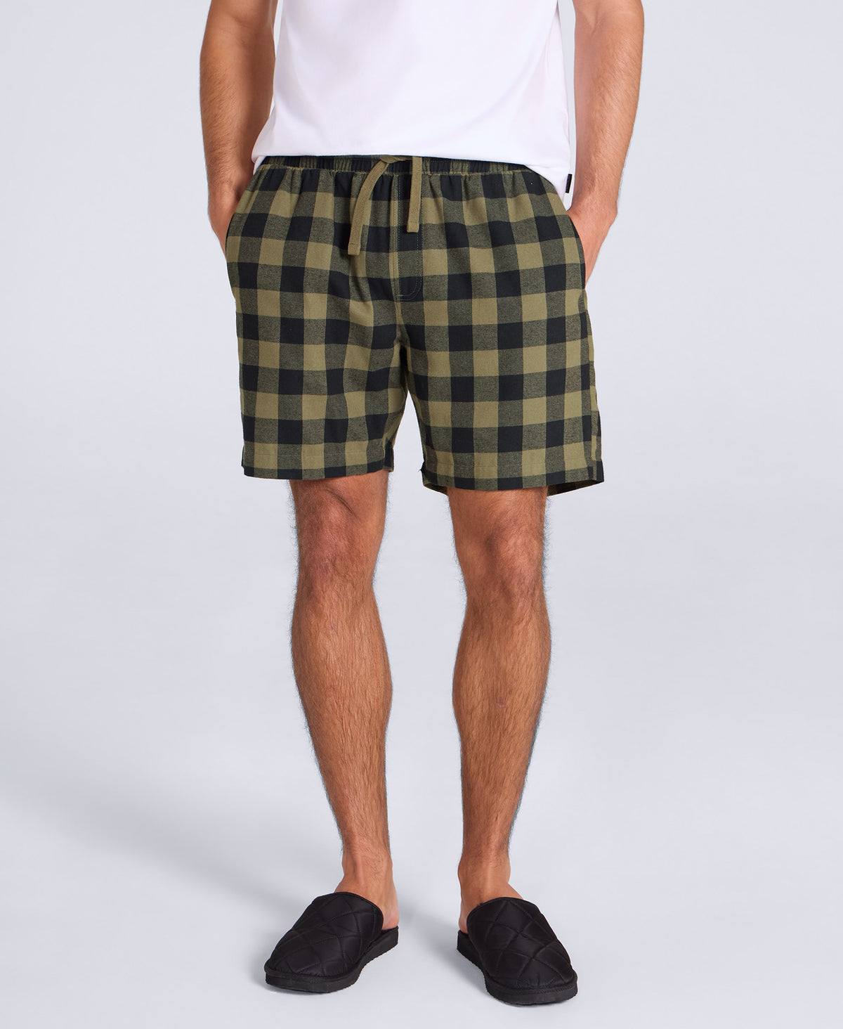 Driftoff Mens Lounge Shorts - Khaki