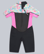 Waves Kids Printed Shorty Wetsuit - Mixed