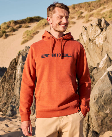 Rocky Mens Hoodie - Orange