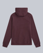 Woody Mens Zip Hoodie - Burgundy