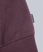 Woody Mens Zip Hoodie - Burgundy
