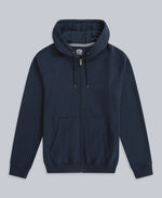 Woody Mens Zip Hoodie - Dark Blue