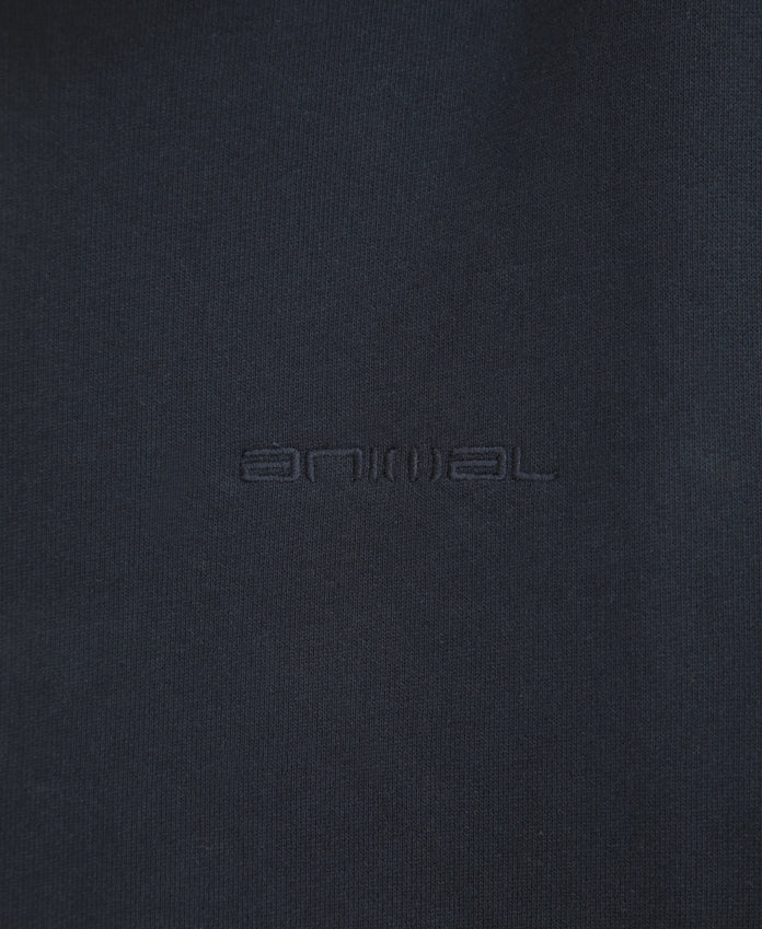 Woody Mens Zip Hoodie - Dark Blue