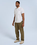 Bayside Mens Organic Shirt - White