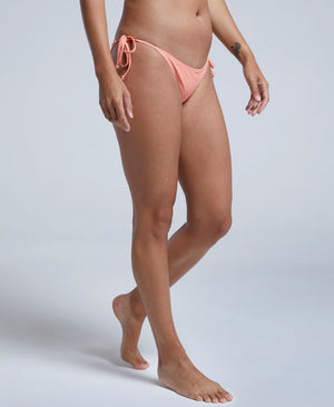 Poolside Womens Bikini Bottoms - Coral