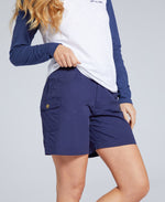 Avani Womens Organic Shorts - Navy