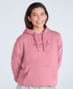 Maya Womens Hoodie - Dark Pink