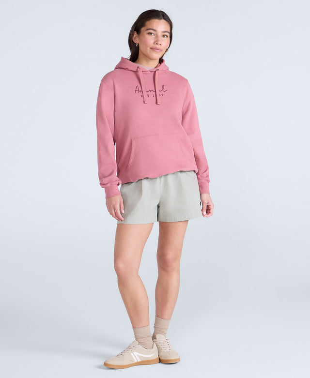 Maya Womens Hoodie - Dark Pink