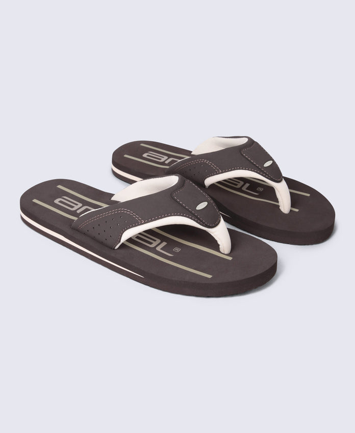 Jekyl Mens Flip-Flops - Dark Brown