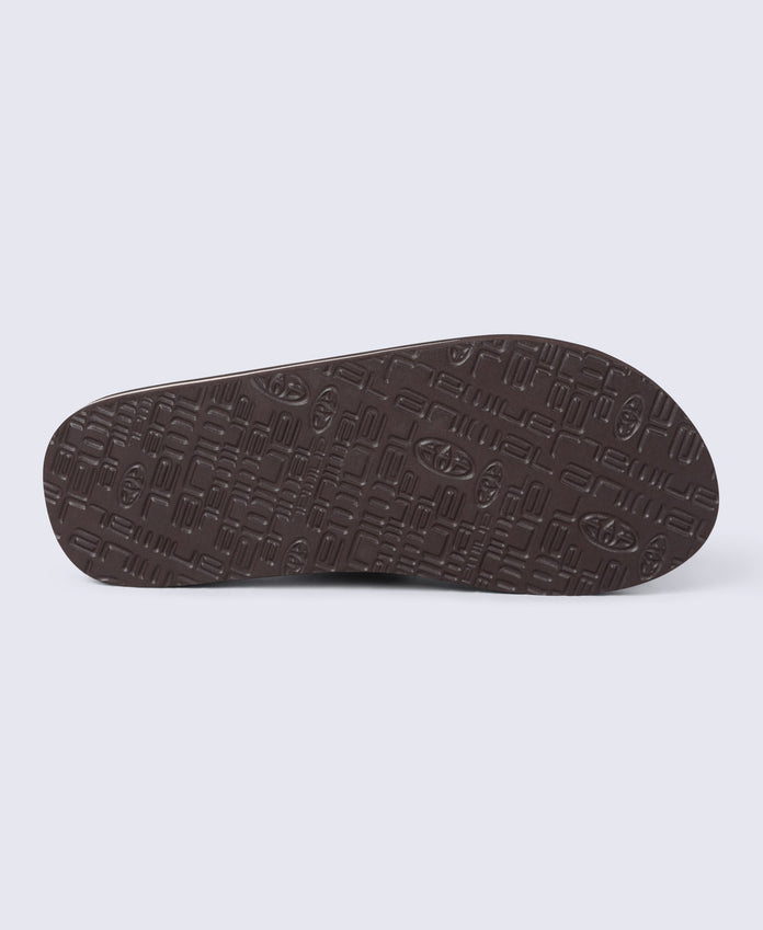 Jekyl Mens Flip-Flops - Dark Brown