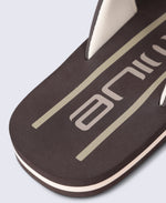 Jekyl Mens Flip-Flops - Dark Brown