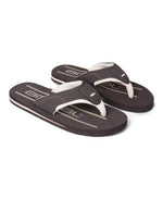 Jekyl Mens Flip-Flops - Dark Brown