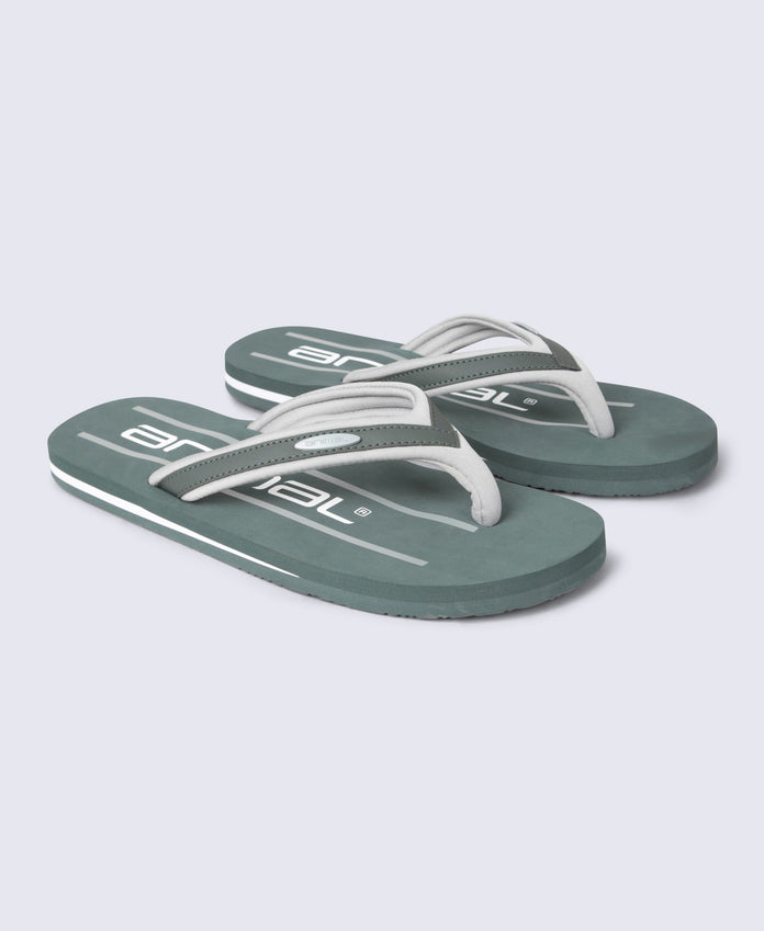 Jekyl Mens Flip-Flops - Dark Khaki