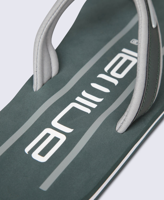 Jekyl Mens Flip-Flops - Dark Khaki