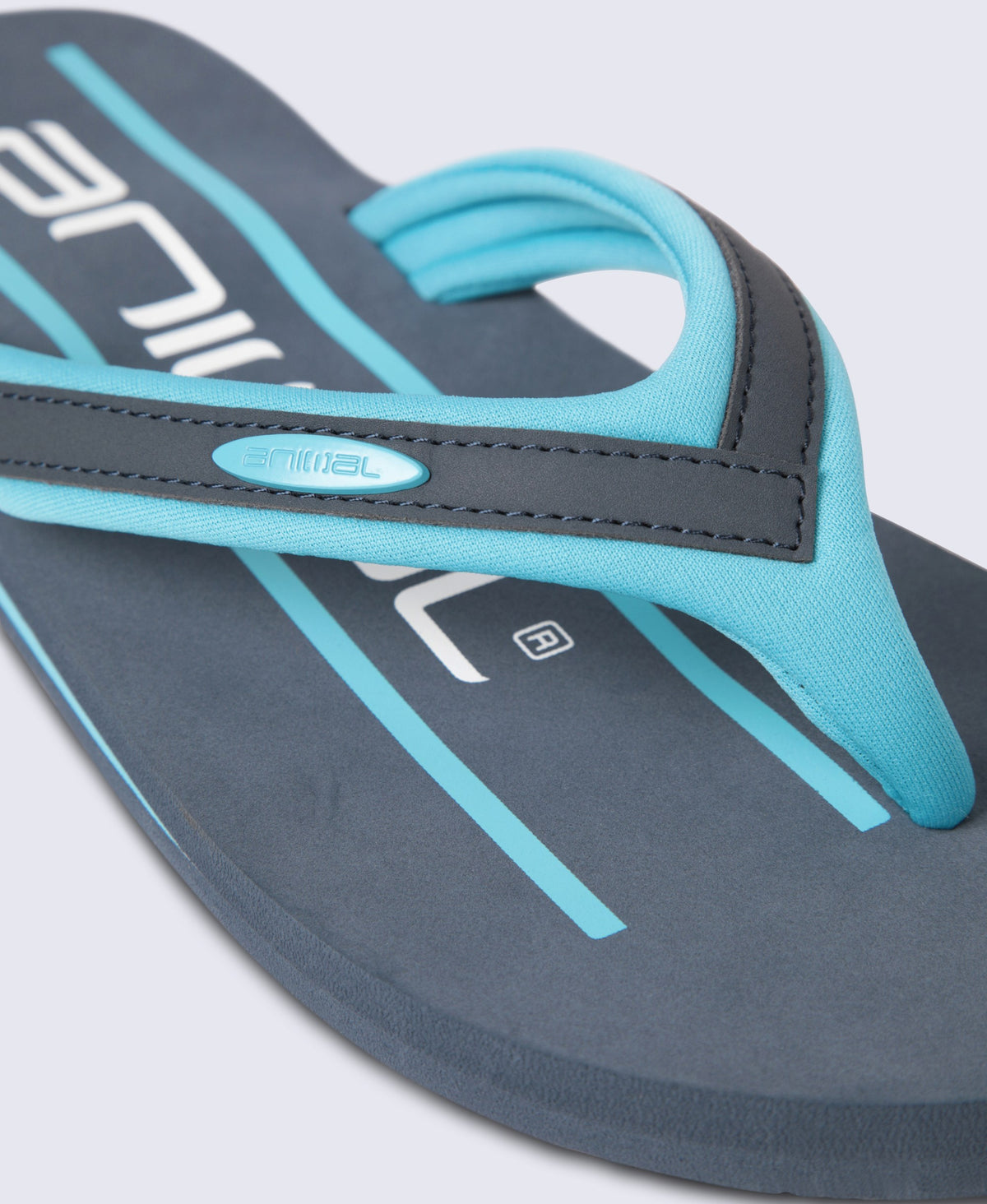 Jekyl Mens Flip-Flops - Light Blue