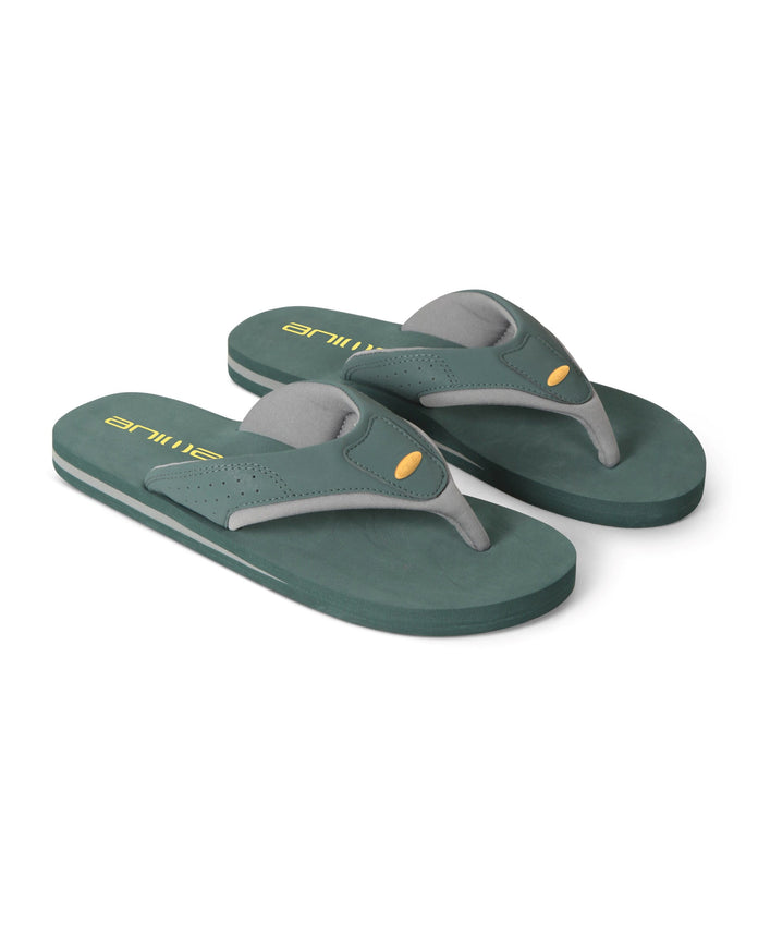 Jekyl Mens Flip-Flops - Green