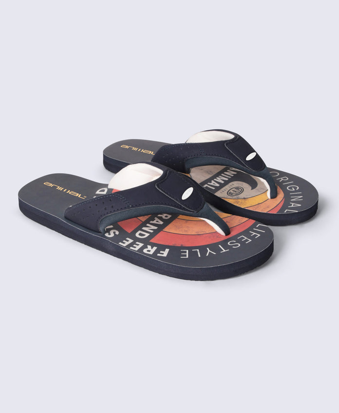 Jekyl Mens Flip-Flops - Burnt Orange