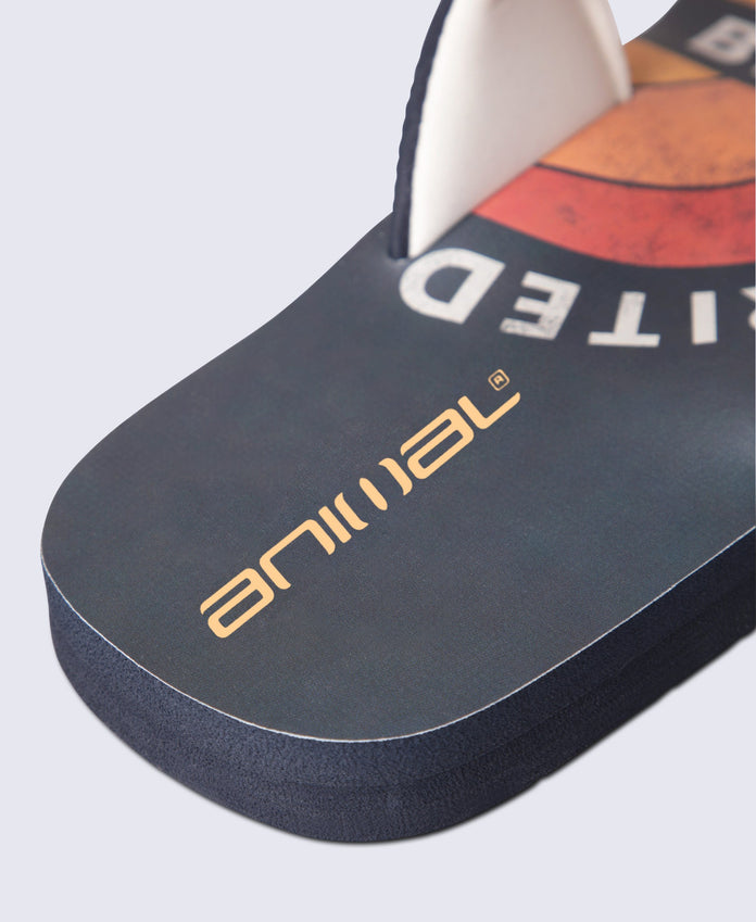 Jekyl Mens Flip-Flops - Burnt Orange