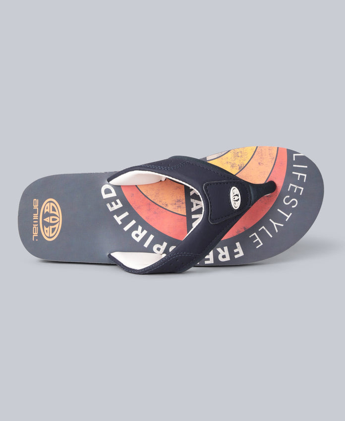 Jekyl Mens Flip-Flops - Bright Orange