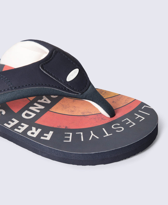 Jekyl Mens Flip-Flops - Bright Orange
