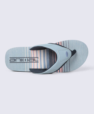 Jekyl Mens Flip-Flops - Chrome
