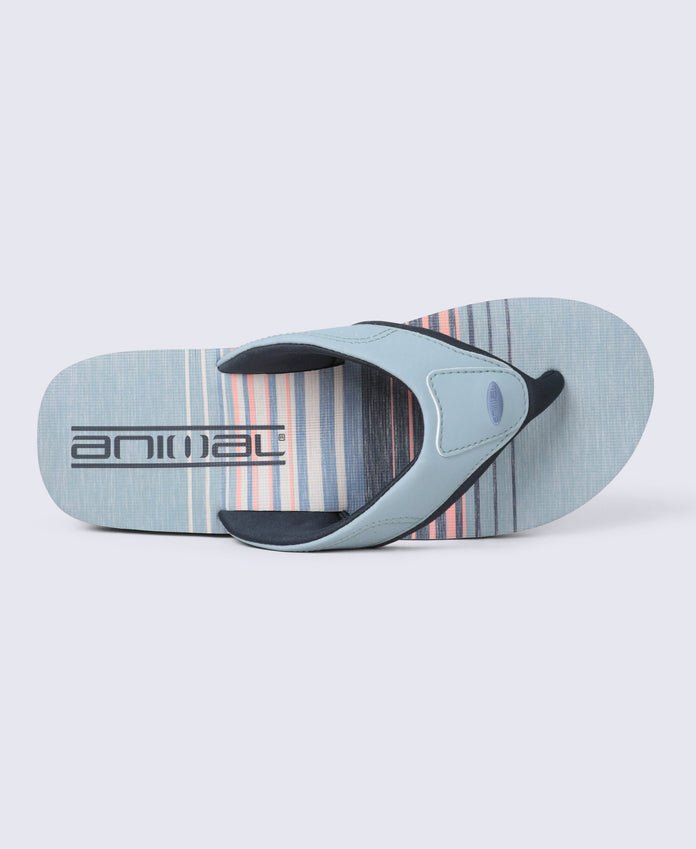 Jekyl Mens Flip-Flops - Chrome