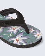 Jekyl Mens Flip-Flops - Dark Green