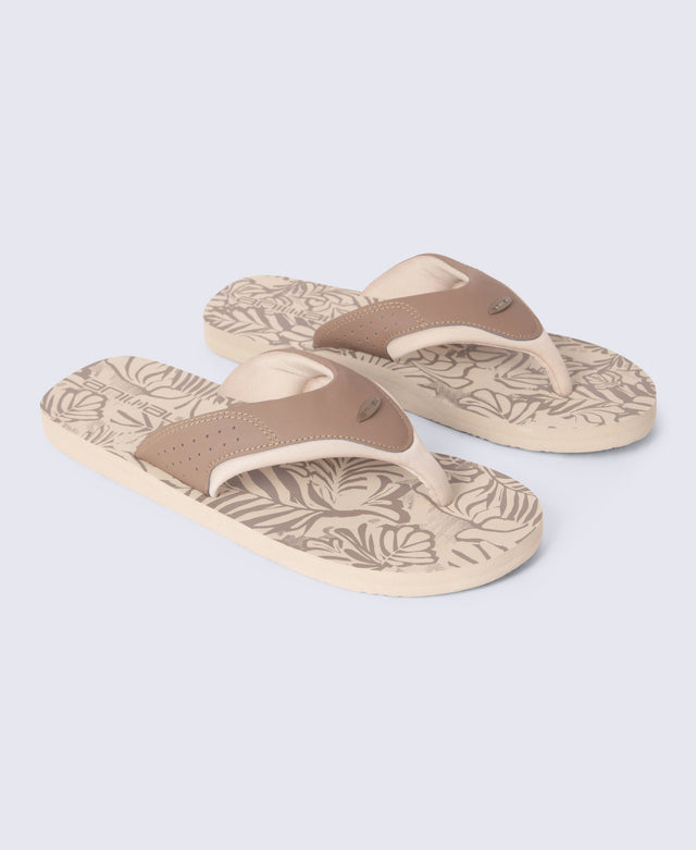 Jekyl Mens Flip-Flops - Light Beige