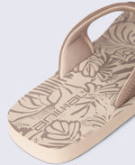 Jekyl Mens Flip-Flops - Light Beige