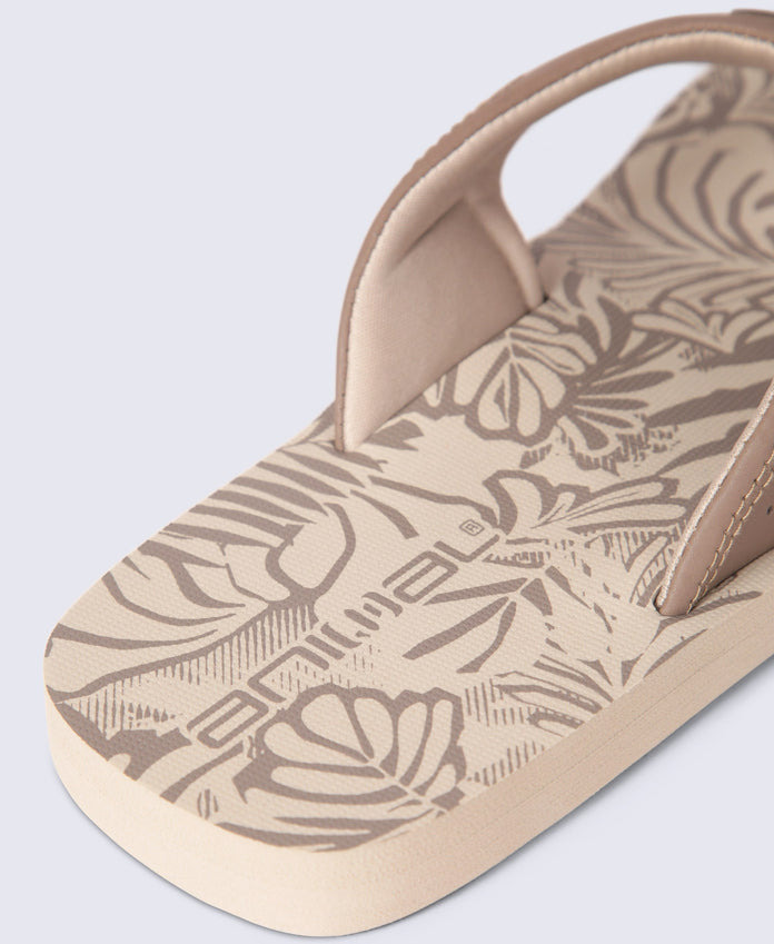 Jekyl Mens Flip-Flops - Light Beige