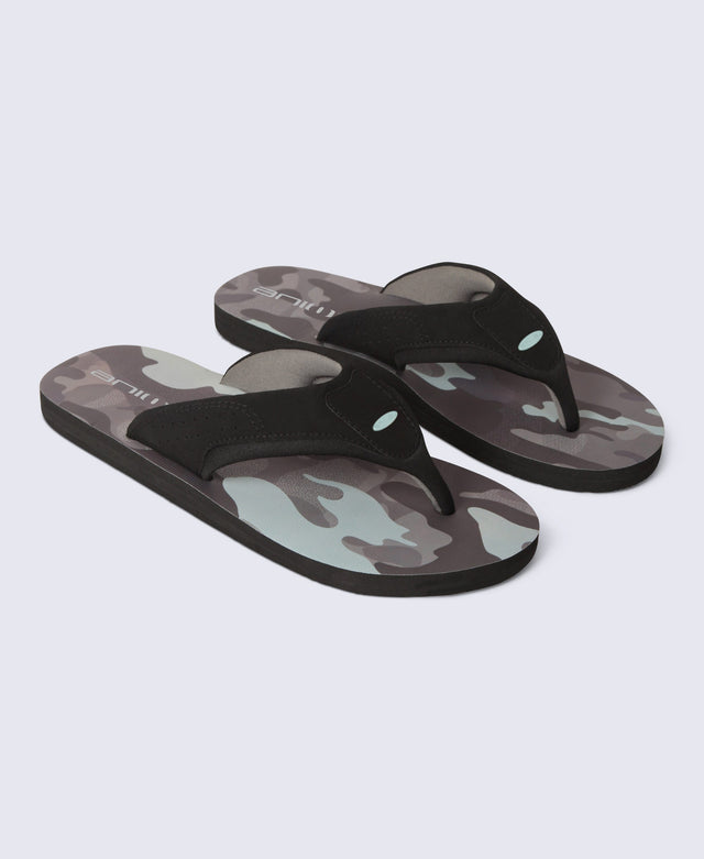 Jekyl Mens Flip-Flops - Medium Grey