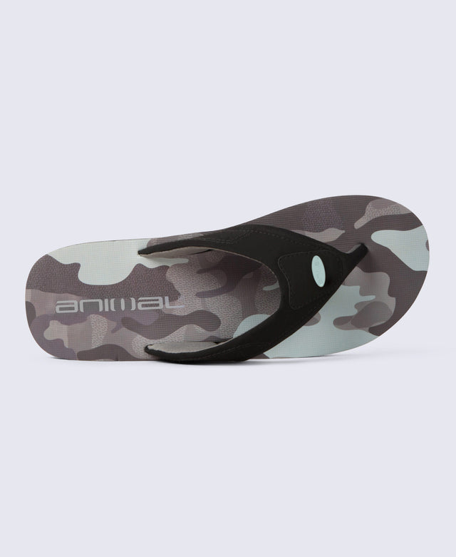 Jekyl Mens Flip-Flops - Medium Grey