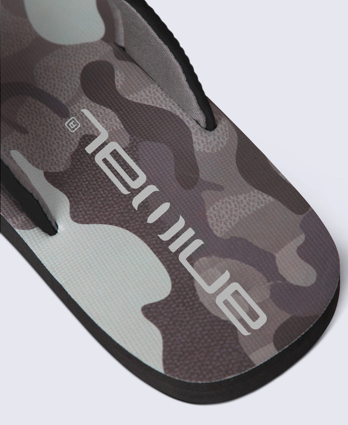 Jekyl Mens Flip-Flops - Medium Grey