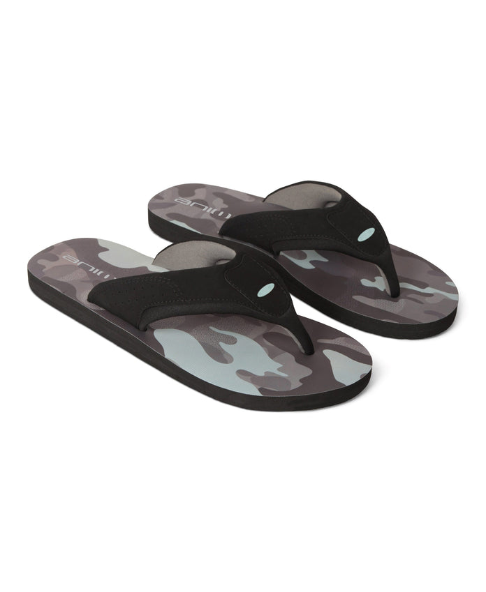 Jekyl Mens Flip-Flops - Medium Grey