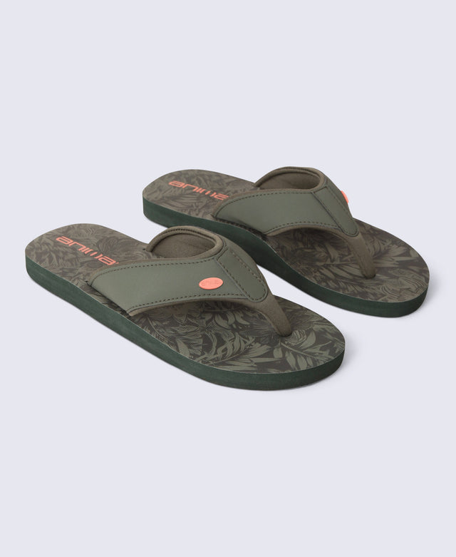 Swish Womens Flip-Flops - Dark Khaki