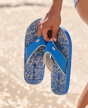 Swish Womens Flip-Flops - Pale Blue
