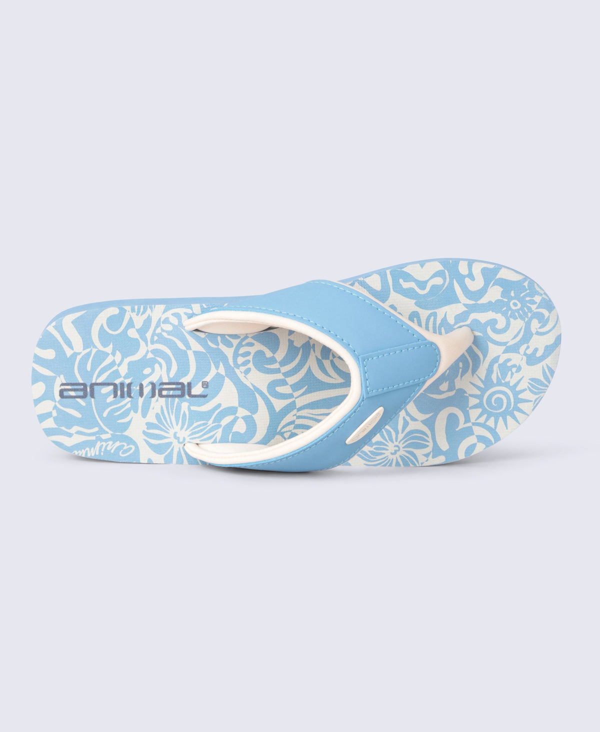 Swish Womens Flip-Flops - Pale Blue