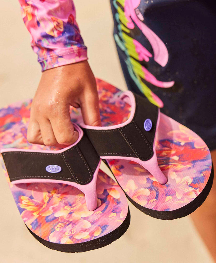 Swish Kids Recycled Flip-Flops - Purple