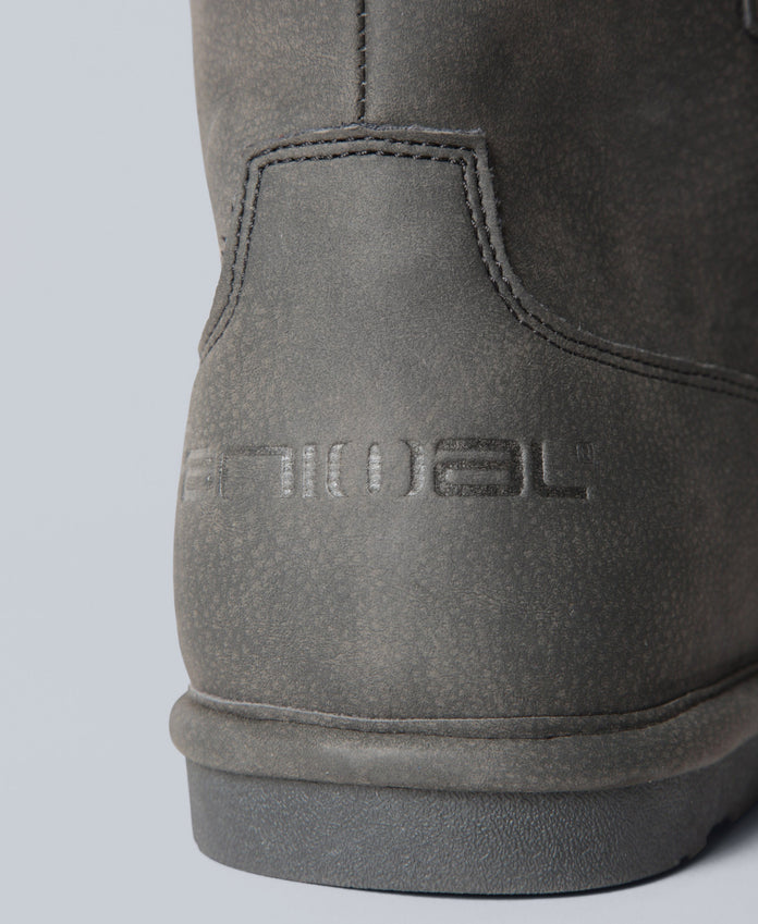 Mens Slipper Boots - Grey