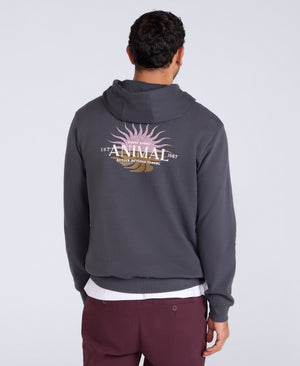 River Mens Hoodie - Alloy Grey