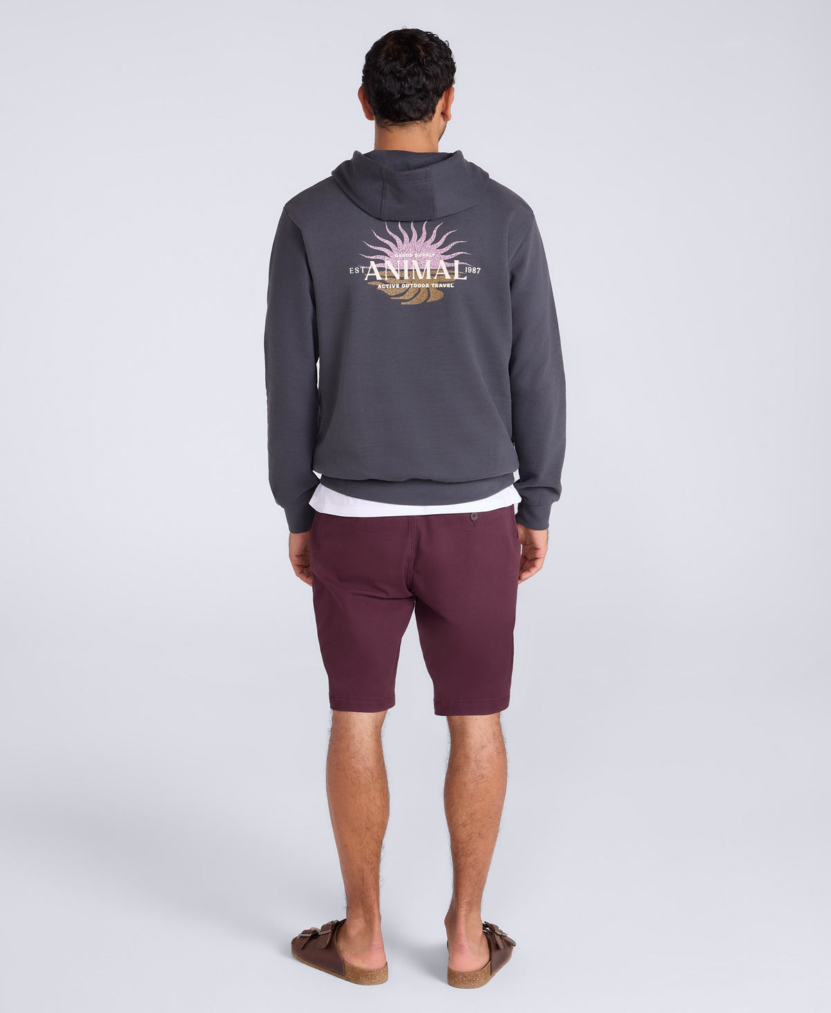 River Mens Hoodie - Alloy Grey