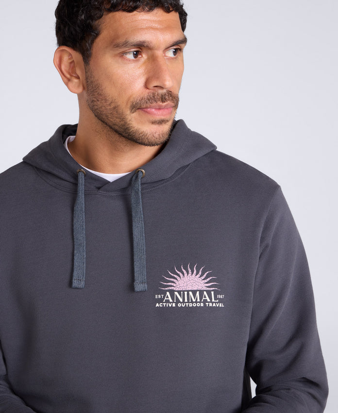 River Mens Hoodie - Alloy Grey