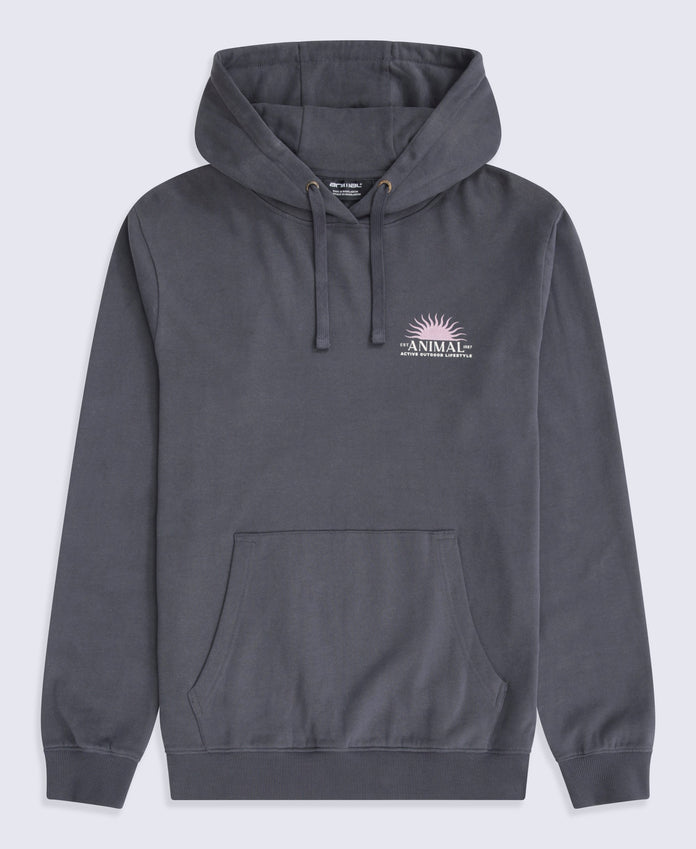 River Mens Hoodie - Alloy Grey