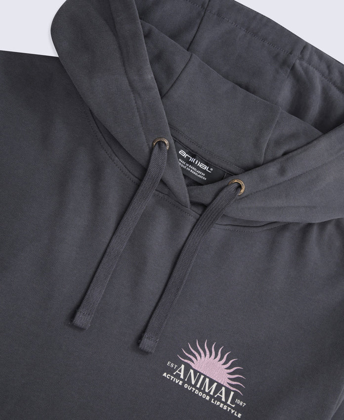 River Mens Hoodie - Alloy Grey