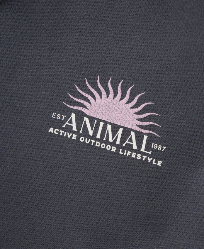 River Mens Hoodie - Alloy Grey