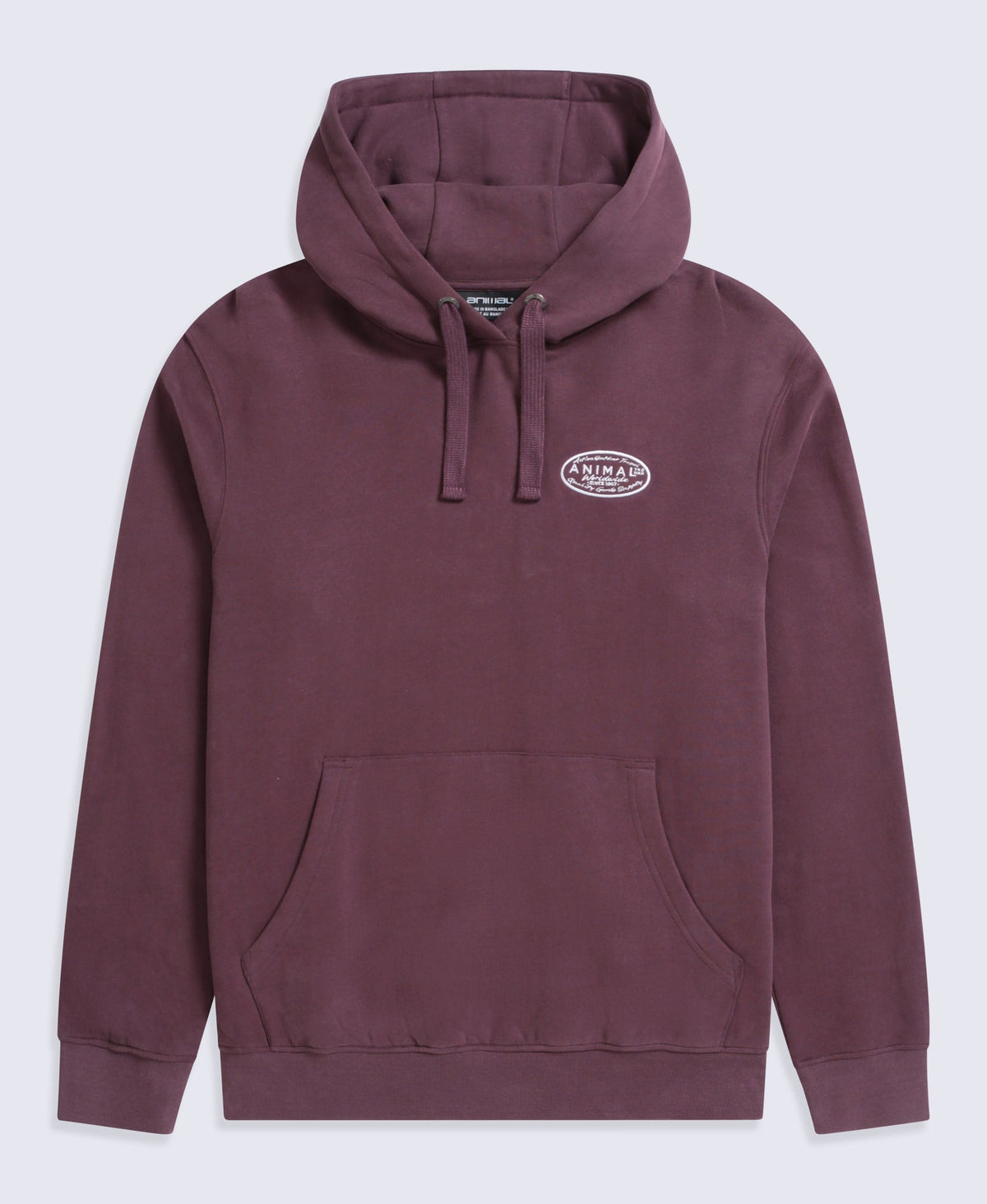 River Mens Hoodie - Berry